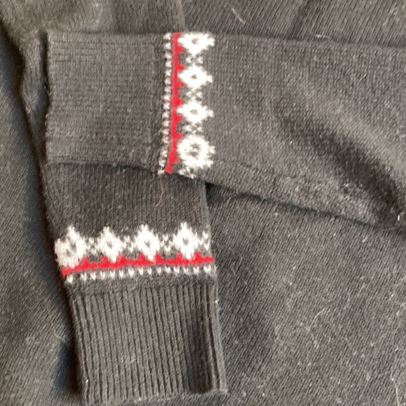 Talbots petites small Black and red sweater - Picture 5 of 6